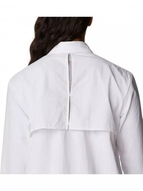 Columbia Coral Ridge LS Shirt női túraing fehér színben 7