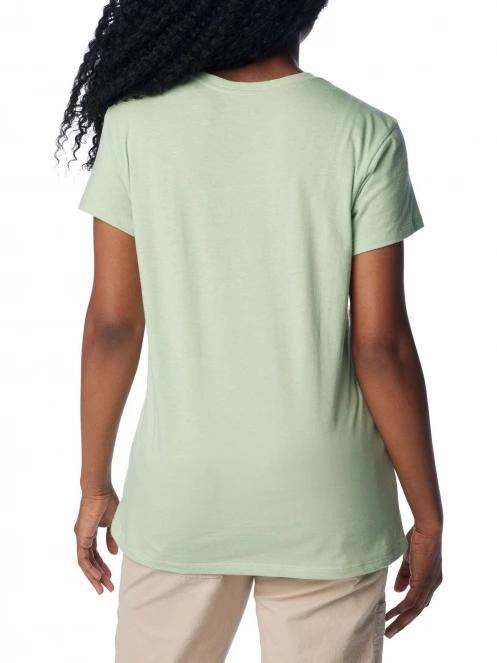 Columbia Columbia Trek Short Sleeve Graphic Tee női rövid ujjú póló zöld színben 4