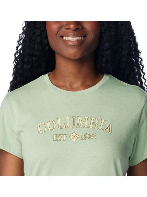 Columbia Columbia Trek Short Sleeve Graphic Tee női rövid ujjú póló zöld színben 6
