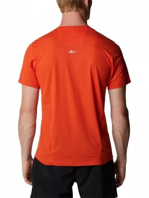 Columbia Titan Ultra III Short Sleeve Shirt férfi rövid ujjú sport póló narancssárga színben 3