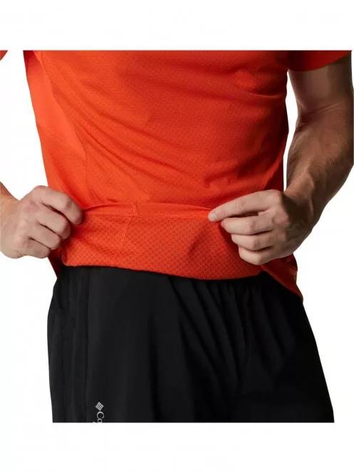 Columbia Titan Ultra III Short Sleeve Shirt férfi rövid ujjú sport póló narancssárga színben 6