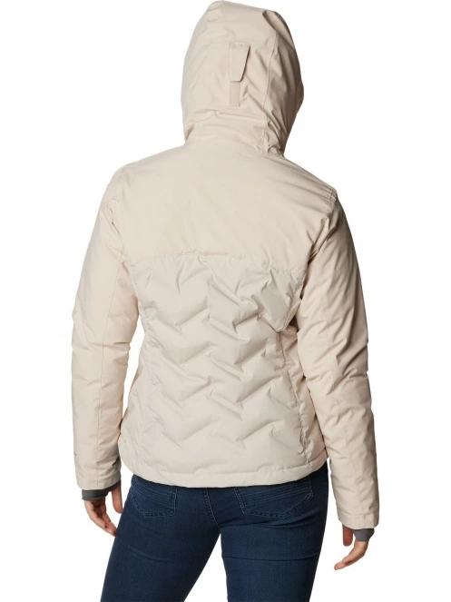 Columbia Grand Trek II Down Jacket női pehelykabát homok színben 4
