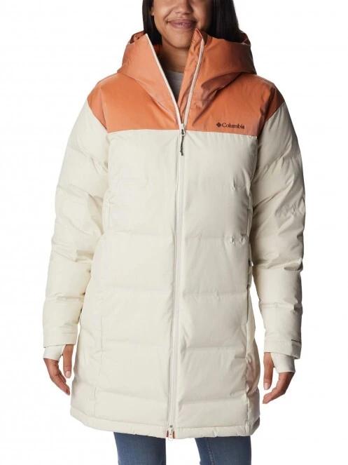 Columbia Opal Hill Mid Down Jacket n i pehelykab t homok Columbia
