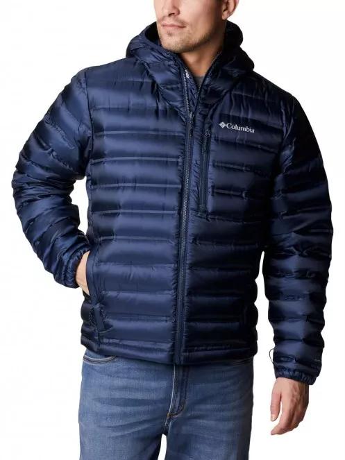 Columbia Pebble Peak Down Hooded Jacket férfi pehelykabát kék színben 2