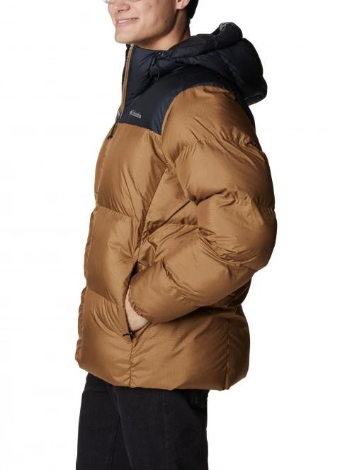 Columbia Puffect Hooded Jacket férfi télikabát barna színben 3