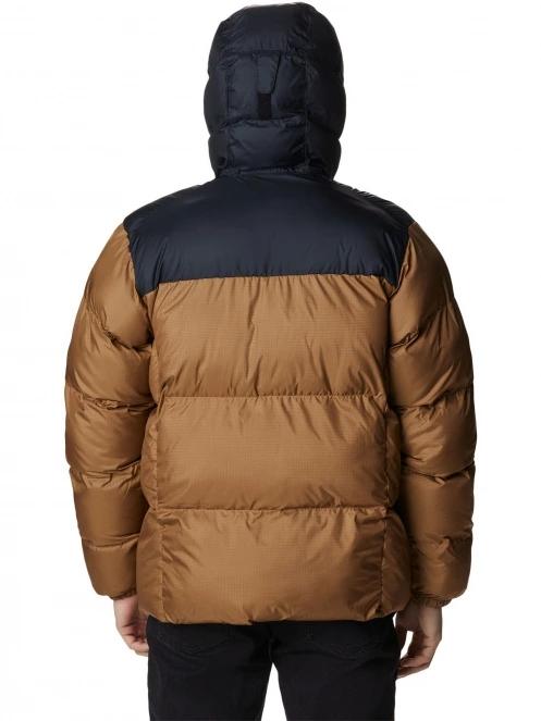 Columbia Puffect Hooded Jacket férfi télikabát barna színben 4