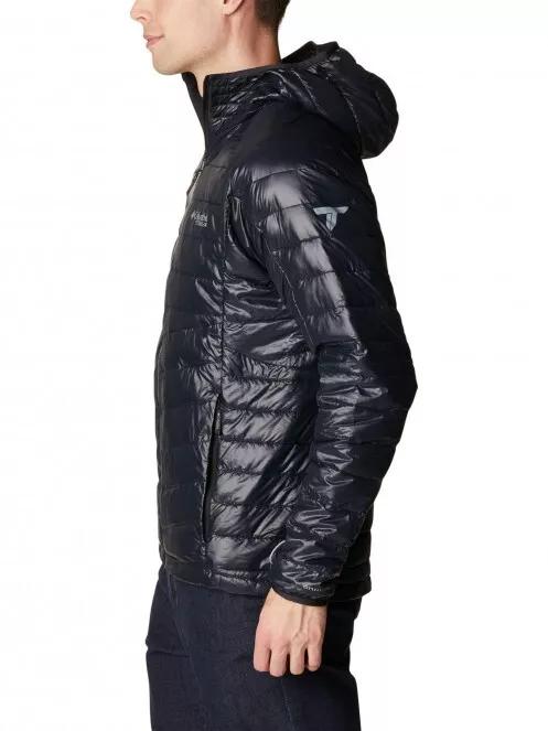 Columbia Platinum Peak Hooded Jacket férfi utcai kabát fekete színben 4