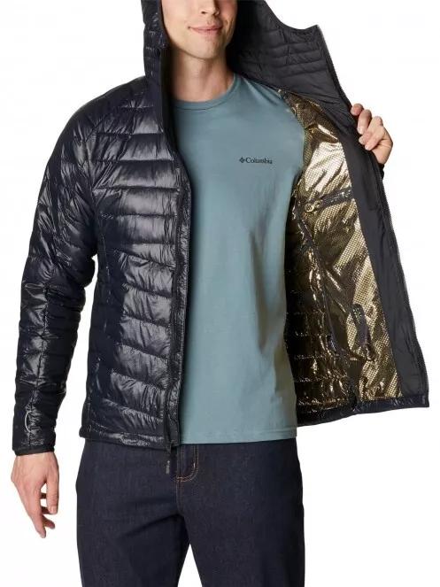 Columbia Platinum Peak Hooded Jacket férfi utcai kabát fekete színben 5