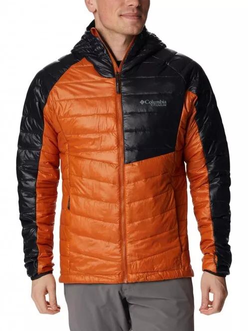 Columbia Platinum Peak Hooded Jacket férfi utcai kabát narancssárga színben 2