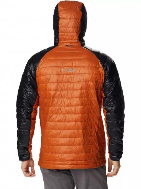 Columbia Platinum Peak Hooded Jacket férfi utcai kabát narancssárga színben 3