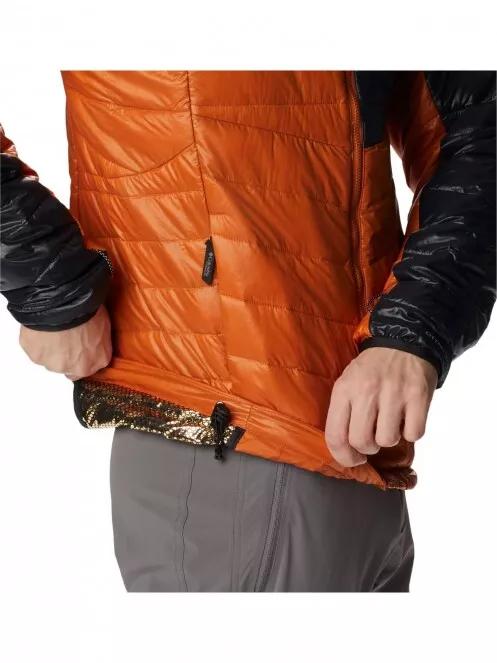 Columbia Platinum Peak Hooded Jacket férfi utcai kabát narancssárga színben 6