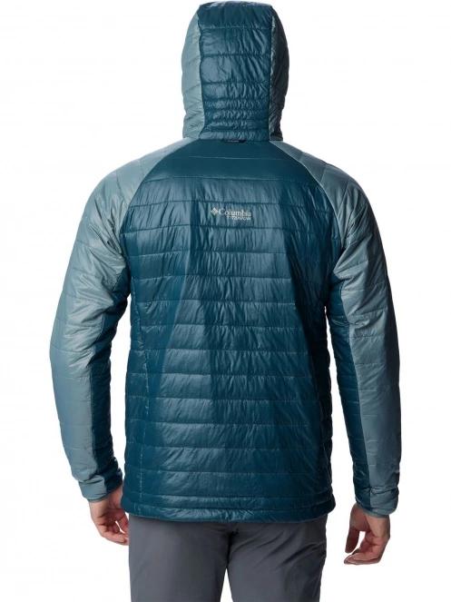 Columbia Platinum Peak Hooded Jacket férfi utcai kabát kék színben 4