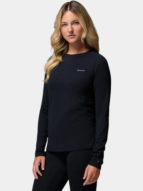 Columbia Omni-Heat Infinity Knit Long Sleeve Crew női aláöltöző felső fekete színben 3