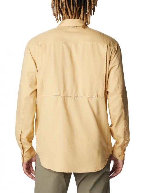 Columbia Silver Ridge Utility Lite Long Sleeve Shirt férfi hosszú ujjú túraing sárga színben 4