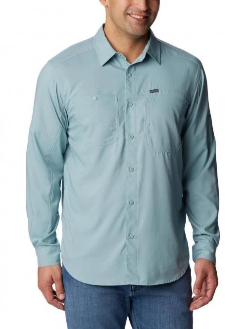 Columbia Silver Ridge Utility Lite Long Sleeve Shirt férfi hosszú ujjú túraing kék színben 2