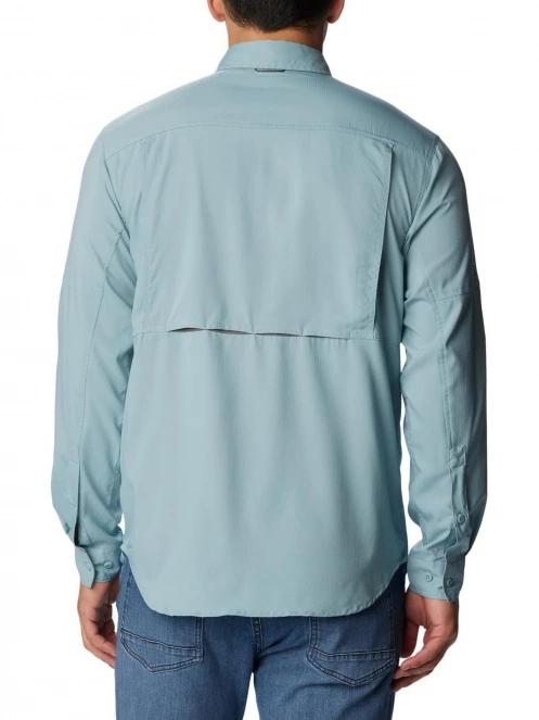 Columbia Silver Ridge Utility Lite Long Sleeve Shirt férfi hosszú ujjú túraing kék színben 4