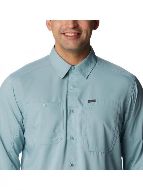Columbia Silver Ridge Utility Lite Long Sleeve Shirt férfi hosszú ujjú túraing kék színben 5