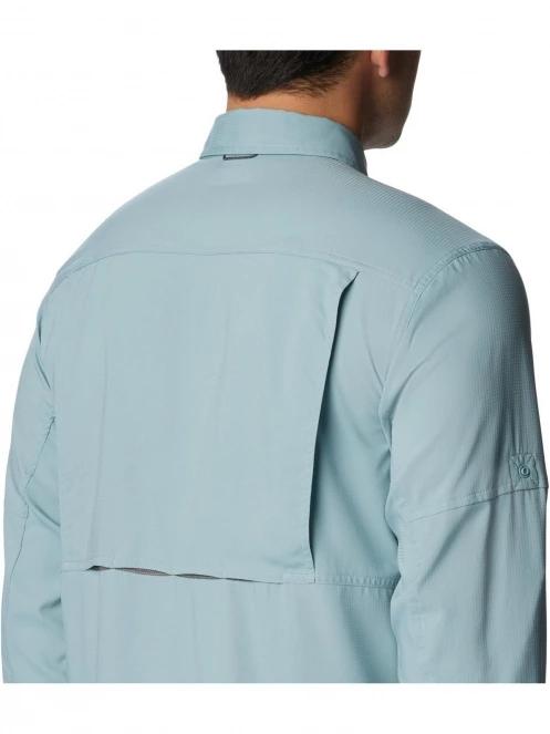 Columbia Silver Ridge Utility Lite Long Sleeve Shirt férfi hosszú ujjú túraing kék színben 6