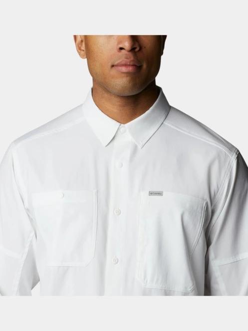 Columbia Silver Ridge Utility Lite Long Sleeve Shirt férfi hosszú ujjú túraing fehér színben 6