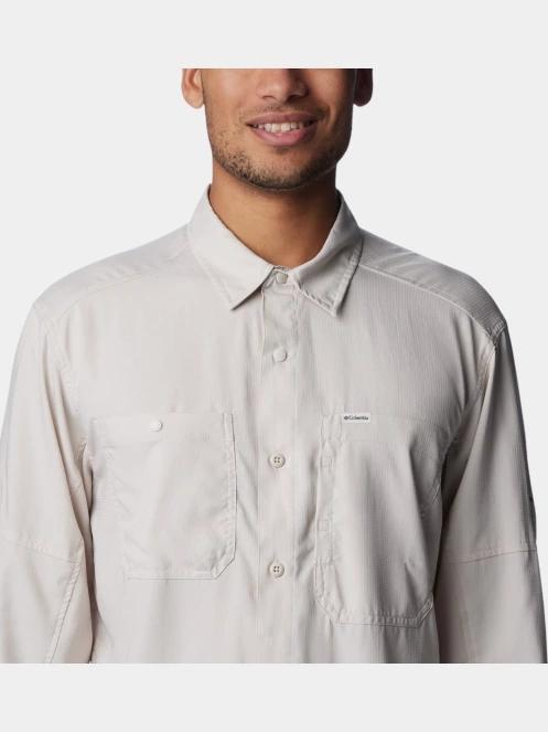 Columbia Silver Ridge Utility Lite Long Sleeve Shirt férfi hosszú ujjú túraing homok színben 6