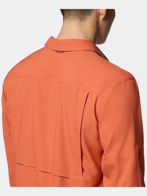 Columbia Silver Ridge Utility Lite Long Sleeve Shirt férfi hosszú ujjú túraing piros színben 7