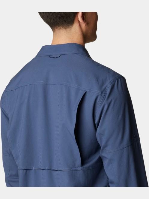 Columbia Silver Ridge Utility Lite Long Sleeve Shirt férfi hosszú ujjú túraing kék színben 8