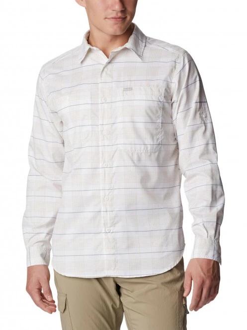 Columbia Silver Ridge Utility Lite Plaid LS férfi túraing fehér színben 2