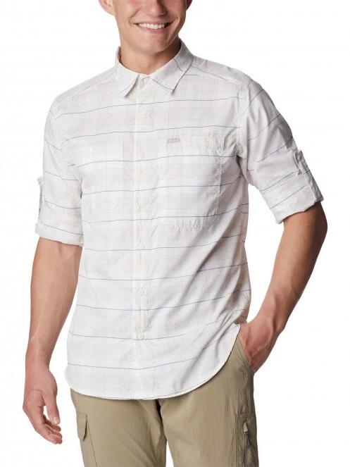 Columbia Silver Ridge Utility Lite Plaid LS férfi túraing fehér színben 5