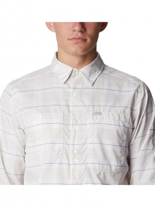 Columbia Silver Ridge Utility Lite Plaid LS férfi túraing fehér színben 6