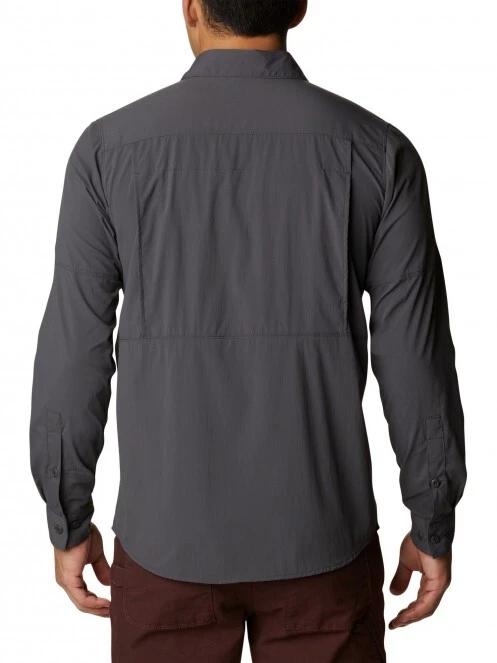 Columbia Newton Ridge II Long Sleeve Shirt férfi túraing szürke színben 4