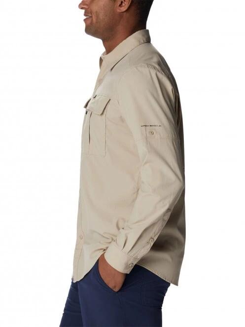 Columbia Newton Ridge II Long Sleeve Shirt férfi túraing homok színben 3