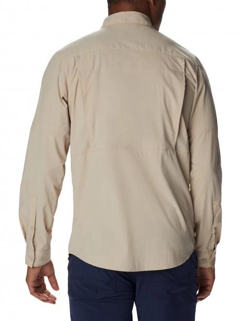 Columbia Newton Ridge II Long Sleeve Shirt férfi túraing homok színben 4