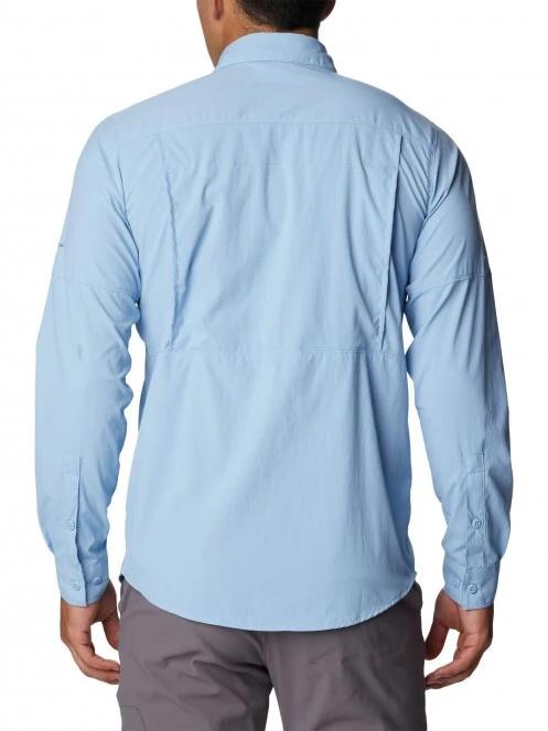Columbia Newton Ridge II Long Sleeve Shirt férfi túraing kék színben 4