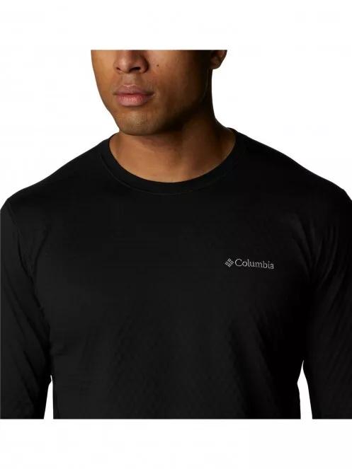 Columbia M Bliss Ascent Long Sleeve férfi aláöltöző felső fekete színben 6