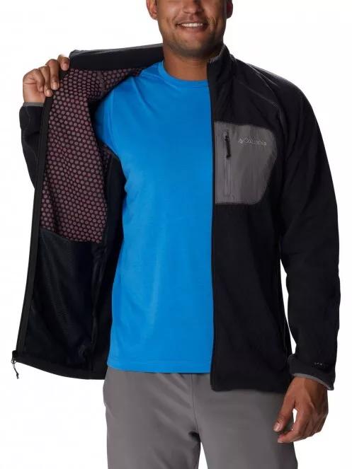 Columbia M Outdoor Tracks Full Zip férfi polár pulóver fekete színben 5