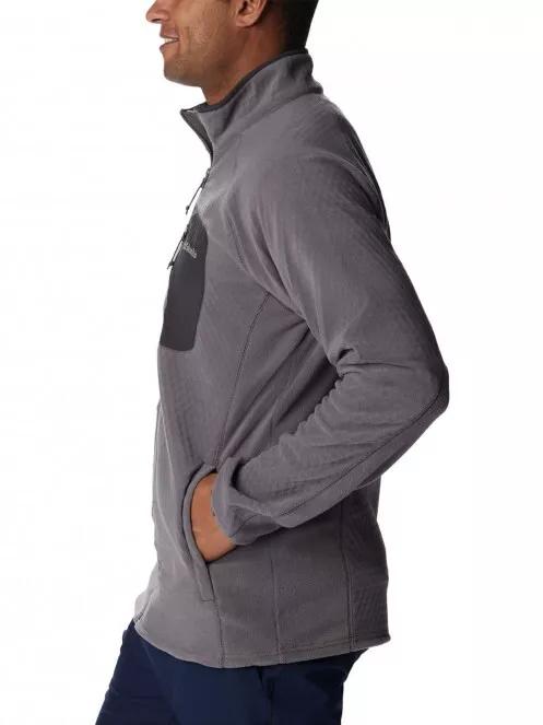 Columbia M Outdoor Tracks Full Zip férfi polár pulóver szürke színben 4