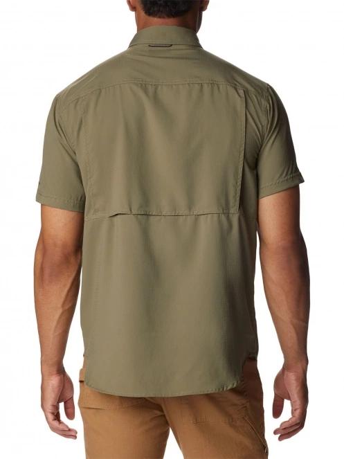 Columbia Silver Ridge Utility Lite Short Sleeve Shirt férfi rövid ujjú ing oliva színben 4