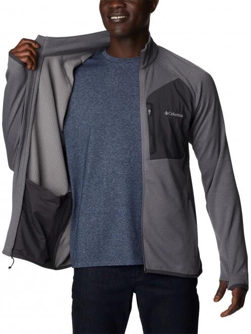 Columbia Triple Canyon Full Zip férfi polár pulóver szürke színben 5