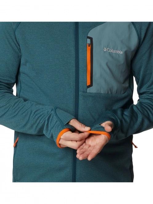 Columbia Triple Canyon Full Zip férfi polár pulóver zöld színben 6