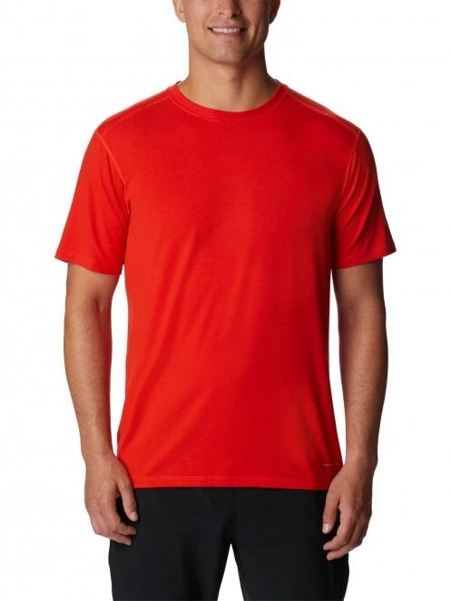 Columbia M Endless Trail Running Tech Tee férfi rövid ujjú sport póló narancssárga színben 2