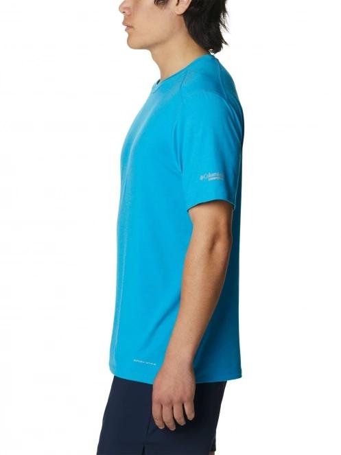Columbia M Endless Trail Running Tech Tee férfi rövid ujjú sport póló kék színben 3