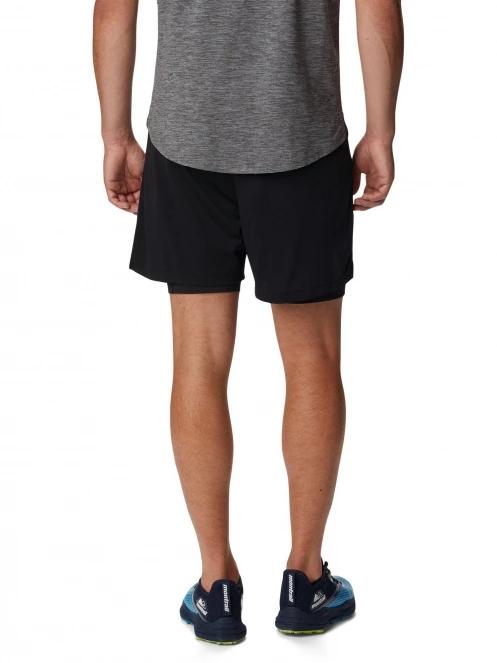 Columbia M Endless Trail 2in1 Short férfi sport rövidnadrág fekete színben 4