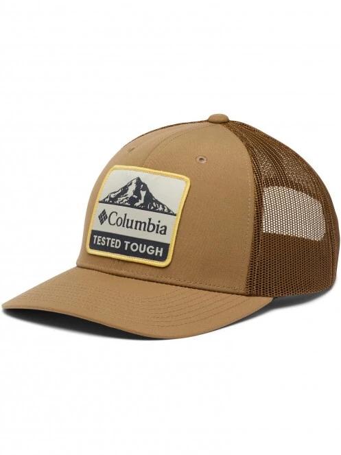 Columbia Columbia Logo Snap Back férfi baseball sapka barna színben 2