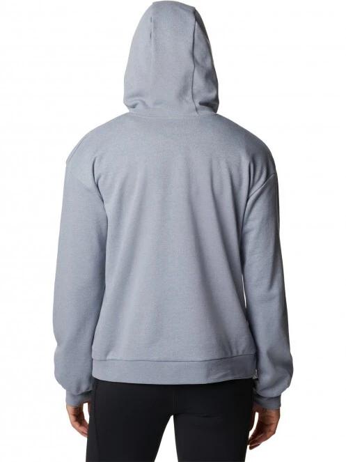 Columbia Columbia Logo III French Terry Hoodie női kapucnis pulóver szürke színben 4