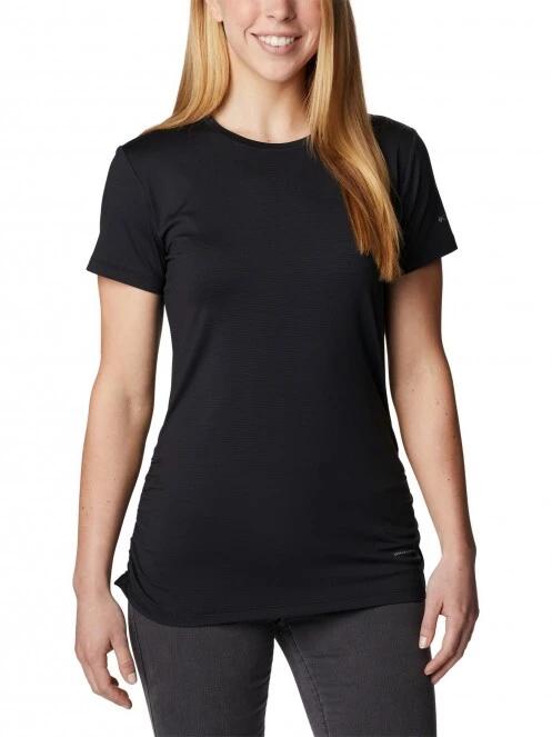Columbia Leslie Falls Short Sleeve Shirt női rövid ujjú sport póló fekete színben 2