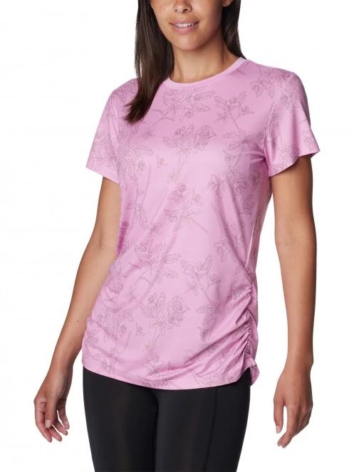 Columbia Leslie Falls Short Sleeve női ujjatlan sport póló rózsaszín színben 5