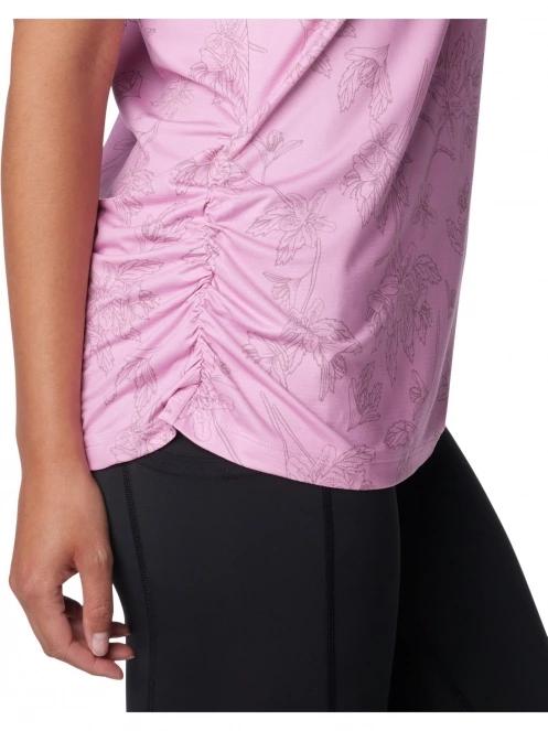 Columbia Leslie Falls Short Sleeve női ujjatlan sport póló rózsaszín színben 6