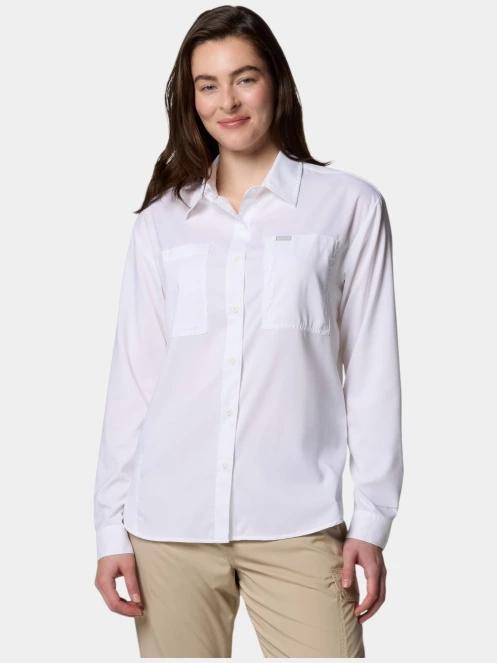 Columbia Silver Ridge Utility LS Shirt női hosszú ujjú túraing fehér színben 2