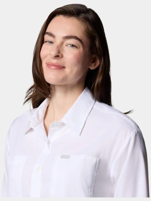 Columbia Silver Ridge Utility LS Shirt női hosszú ujjú túraing fehér színben 6