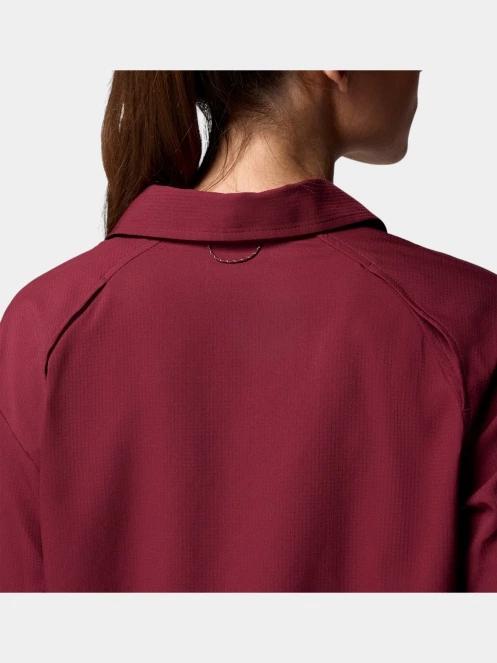 Columbia Silver Ridge Utility Long Sleeve Shirt női hosszú ujjú túraing piros színben 8